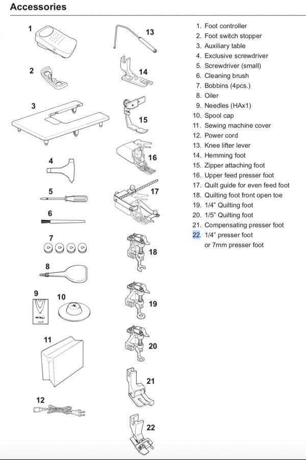 Juki TL-18QVP Haruka Quilting and Sewing Machine - Image 3